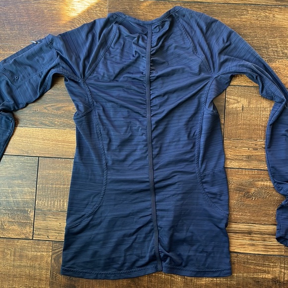 Athleta  athletic quarter zip long sleeve top Sz S - Picture 8 of 8